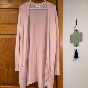 Old Navy Light Pink Cardigan Size XL